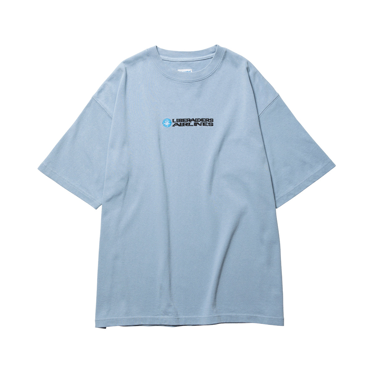 Liberaiders AIRLINE HEAVY WEIGHT TEE リベレイダース エアライン ヘビーウェイト ティー 736242601【メンズ 半袖 ゆったりシルエット 刺繍 26SS】