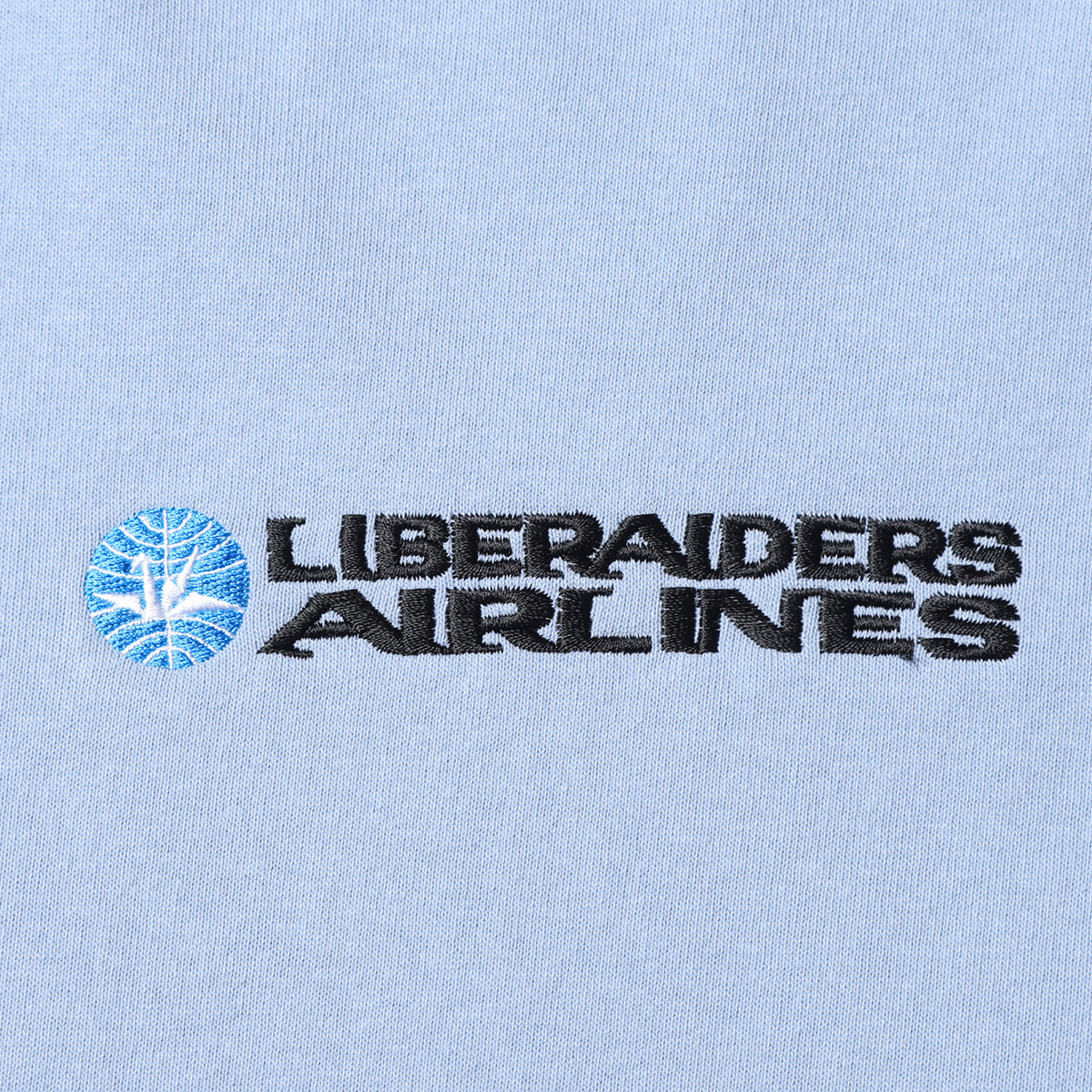 Liberaiders AIRLINE HEAVY WEIGHT TEE リベレイダース エアライン ヘビーウェイト ティー 736242601【メンズ 半袖 ゆったりシルエット 刺繍 26SS】