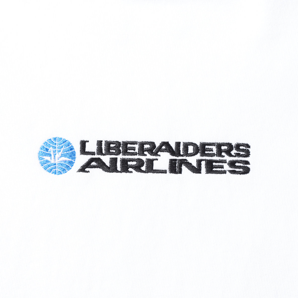 Liberaiders AIRLINE HEAVY WEIGHT TEE リベレイダース エアライン ヘビーウェイト ティー 736242601【メンズ 半袖 ゆったりシルエット 刺繍 26SS】