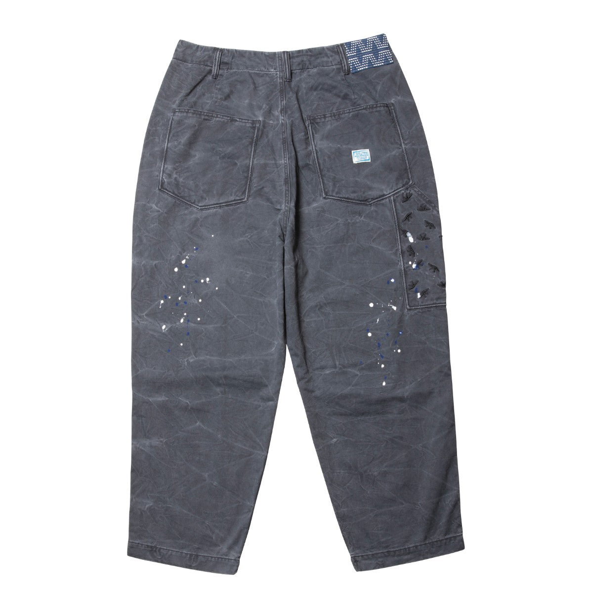 Liberaiders SARROUEL CHINO PAINTER PANTS リベレイダース サルエル チノ ペインター パンツ 737012601【メンズ チノパンツ コットンツイル 職人仕上げ ペンキ加工 刺繍 26SS】