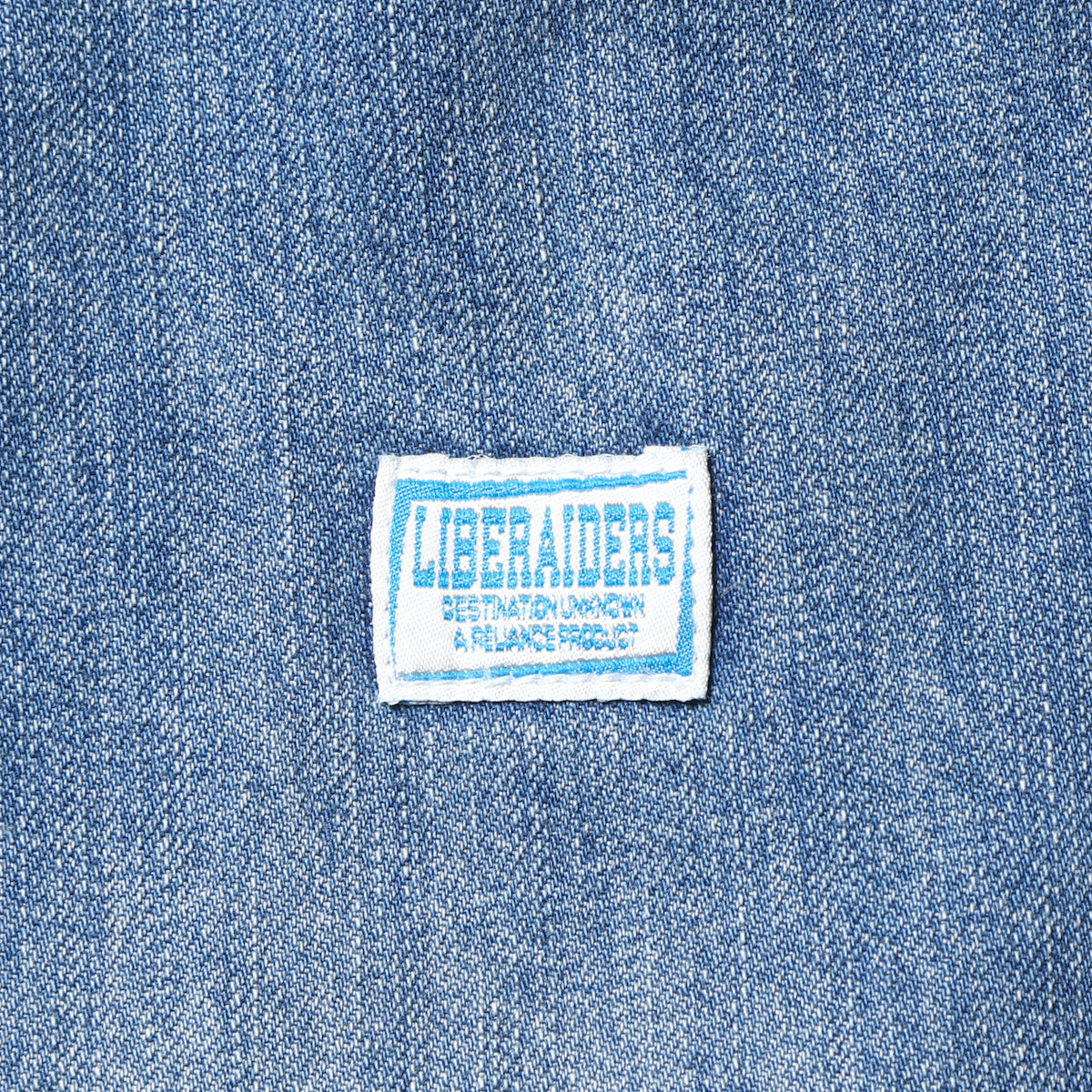 Liberaiders DAMAGED DENIM SARROUEL PANTS リベレイダース ダメージド デニム サルエル パンツ 737052601【メンズ サルエル ヴィンテージ加工 ダメージデニム 26SS】
