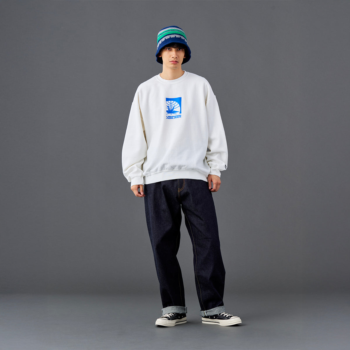 Liberaiders LR LOOSE FIT DENIM PANTS RIGID リベレイダース エルアール ルーズフィット デニム パンツ リジッド 737092601【メンズ 日本製 ルーズフィット リジッド仕様 26SS】