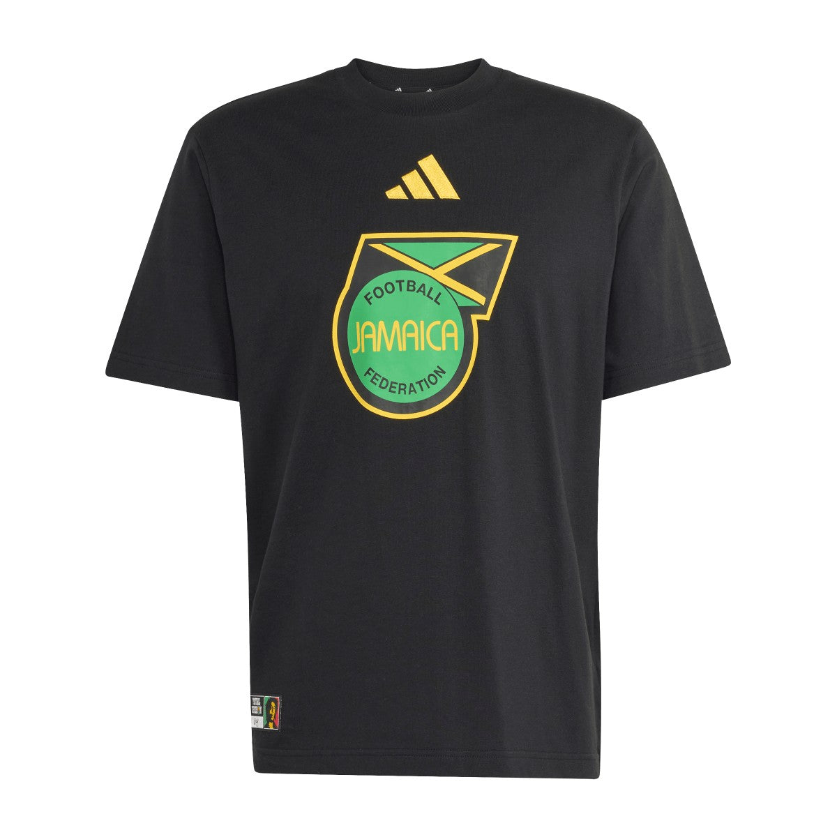 adidas originals Jamaica x Bob Marley DNA Graphic T-Shirt アディダスオリジナルス ジャマイカ × ボブ・マーリー DNA グラフィックTシャツ TU833【メンズ クルーネック レギュラーフィット シングルジャージー 通気性 26SS】
