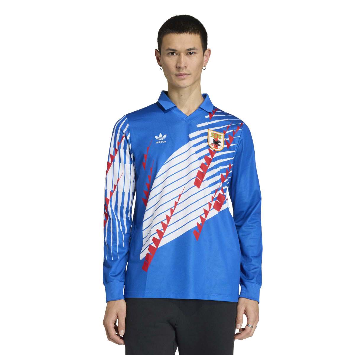 adidas originals JFA Home Long Sleeve Jersey 1993 アディダスオリジナルス サッカー日本代表 26 ホーム L/S ユニフォーム 1993 KLF07【メンズ ユニフォーム サッカー 26SS】