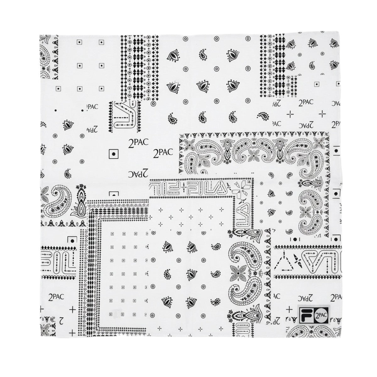 FILA BANDANA フィラ バンダナ SM6SHU706【メンズ コラボ バンダナ ペイズリー柄 コレクターズアイテム 26SS】