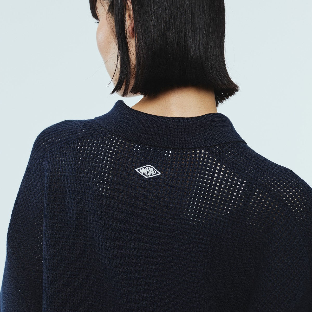 UMBRO HOUSE Mesh Knit Game Shirt アンブロハウス メッシュニットゲームシャツ UMHO2601-KN01【レディース ニットシャツ メッシュ素材 通気性 26SS】