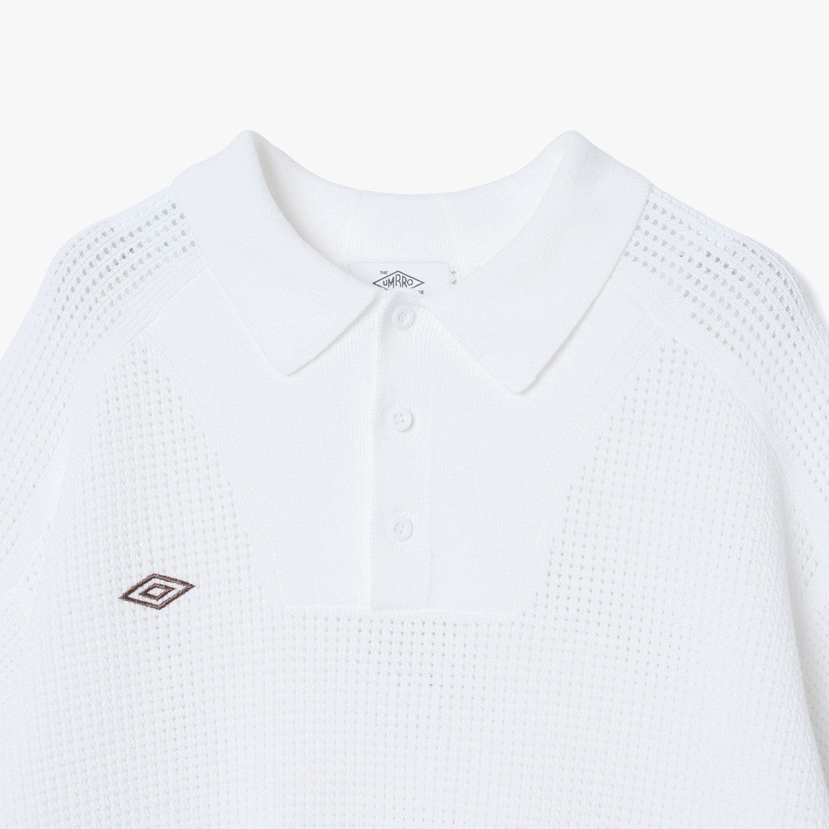 UMBRO HOUSE Mesh Knit Game Shirt アンブロハウス メッシュニットゲームシャツ UMHO2601-KN01【レディース ニットシャツ メッシュ素材 通気性 26SS】