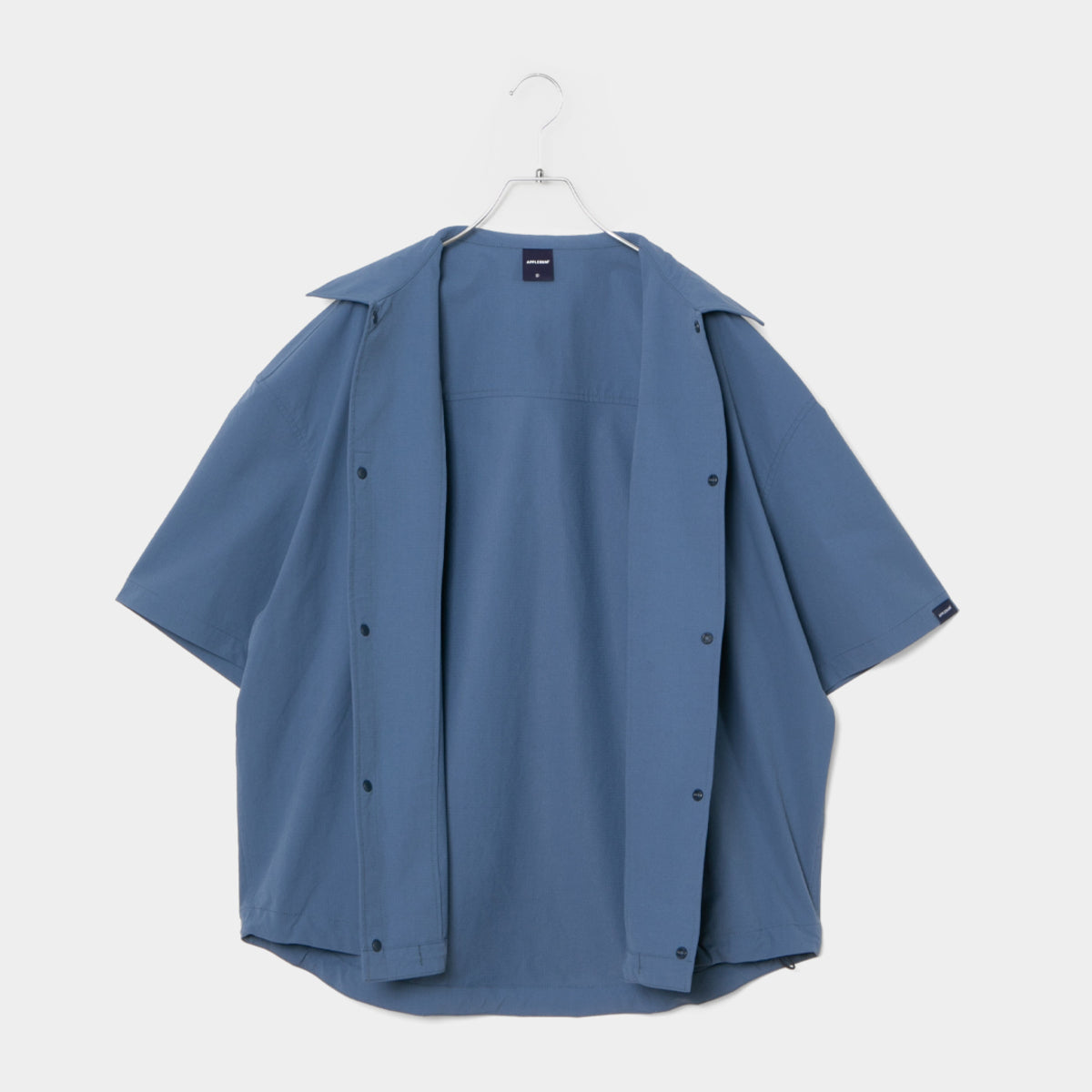 APPLEBUM Half Sleeve Shirt Jacket アップルバム ハーフスリーブシャツジャケット 2610205【メンズ シャツジャケット ビッグシルエット マット生地 26SS】