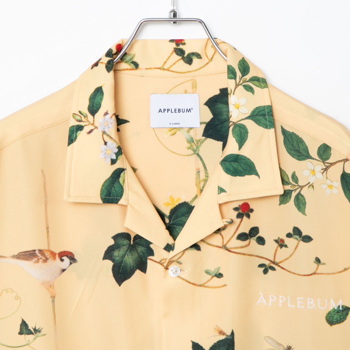 APPLEBUM “Edo Botanical” Aloha Shirt アップルバム エド ボタニカル アロハシャツ 2610211【メンズ アロハシャツ 総柄 半袖シャツ オーバーサイズ 和柄 夏コーデ 26SS】
