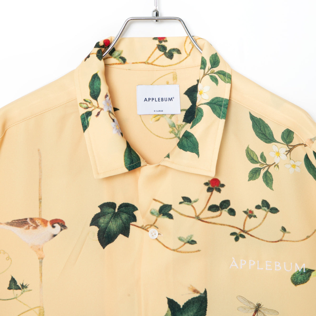 APPLEBUM “Edo Botanical” Aloha Shirt アップルバム エド ボタニカル アロハシャツ 2610211【メンズ アロハシャツ 総柄 半袖シャツ オーバーサイズ 和柄 夏コーデ 26SS】