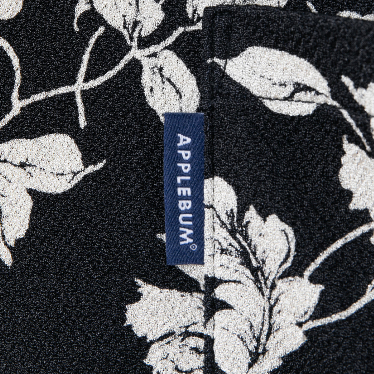 APPLEBUM Chirimen Knit Aloha Shirt アップルバム チリメン ニット アロハ シャツ 2610214【メンズ アロハシャツ メンズ 半袖シャツ オーバーサイズシャツ 26SS】