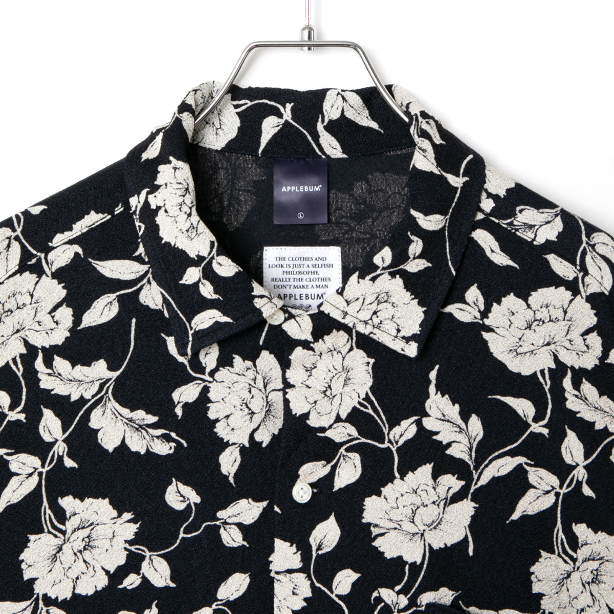 APPLEBUM Chirimen Knit Aloha Shirt アップルバム チリメン ニット アロハ シャツ 2610214【メンズ アロハシャツ メンズ 半袖シャツ オーバーサイズシャツ 26SS】