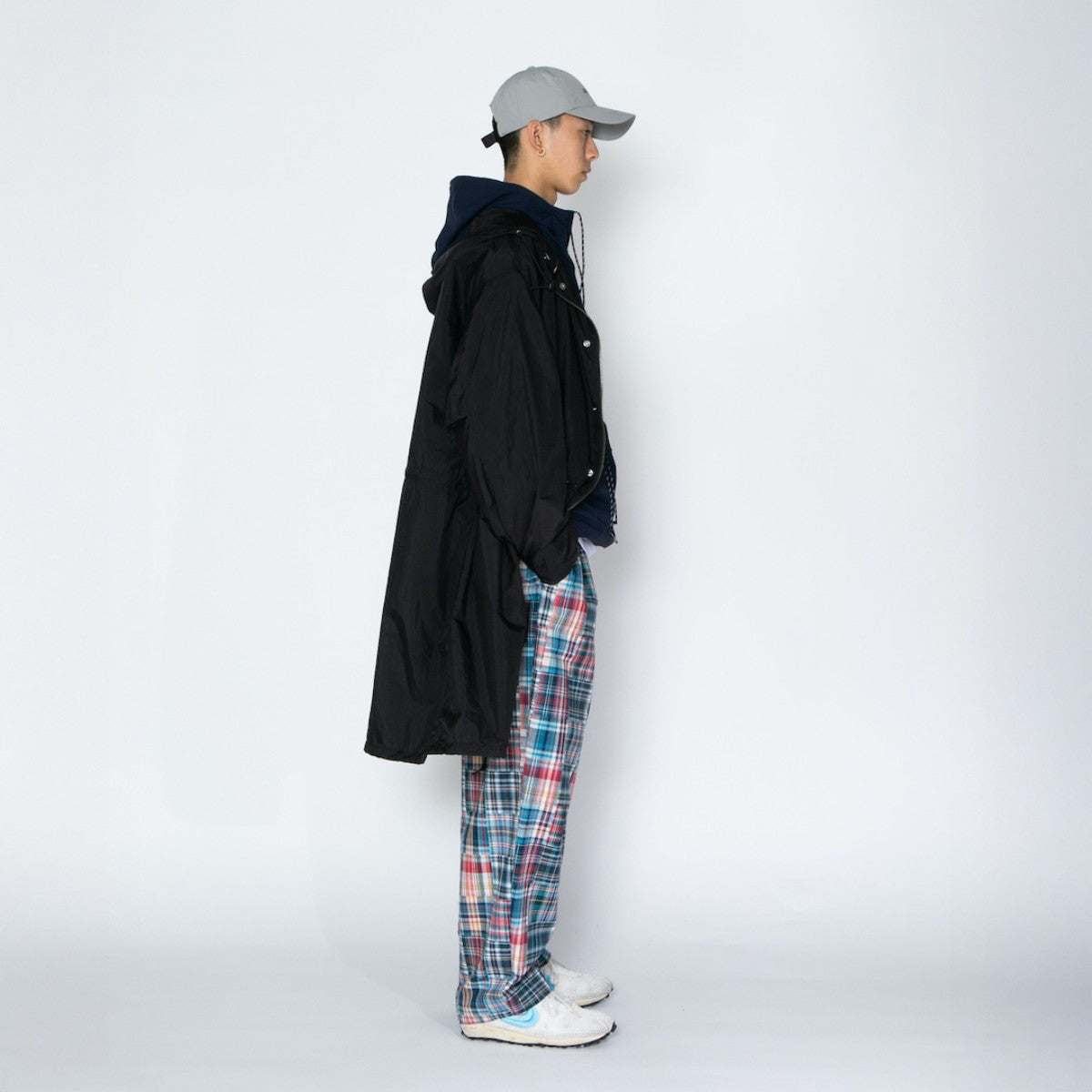 APPLEBUM Patchwork Madras Wide Pants アップルバム パッチワーク マドラス ワイドパンツ 2610802【メンズ ワイドパンツ メンズ パンツ 26SS】