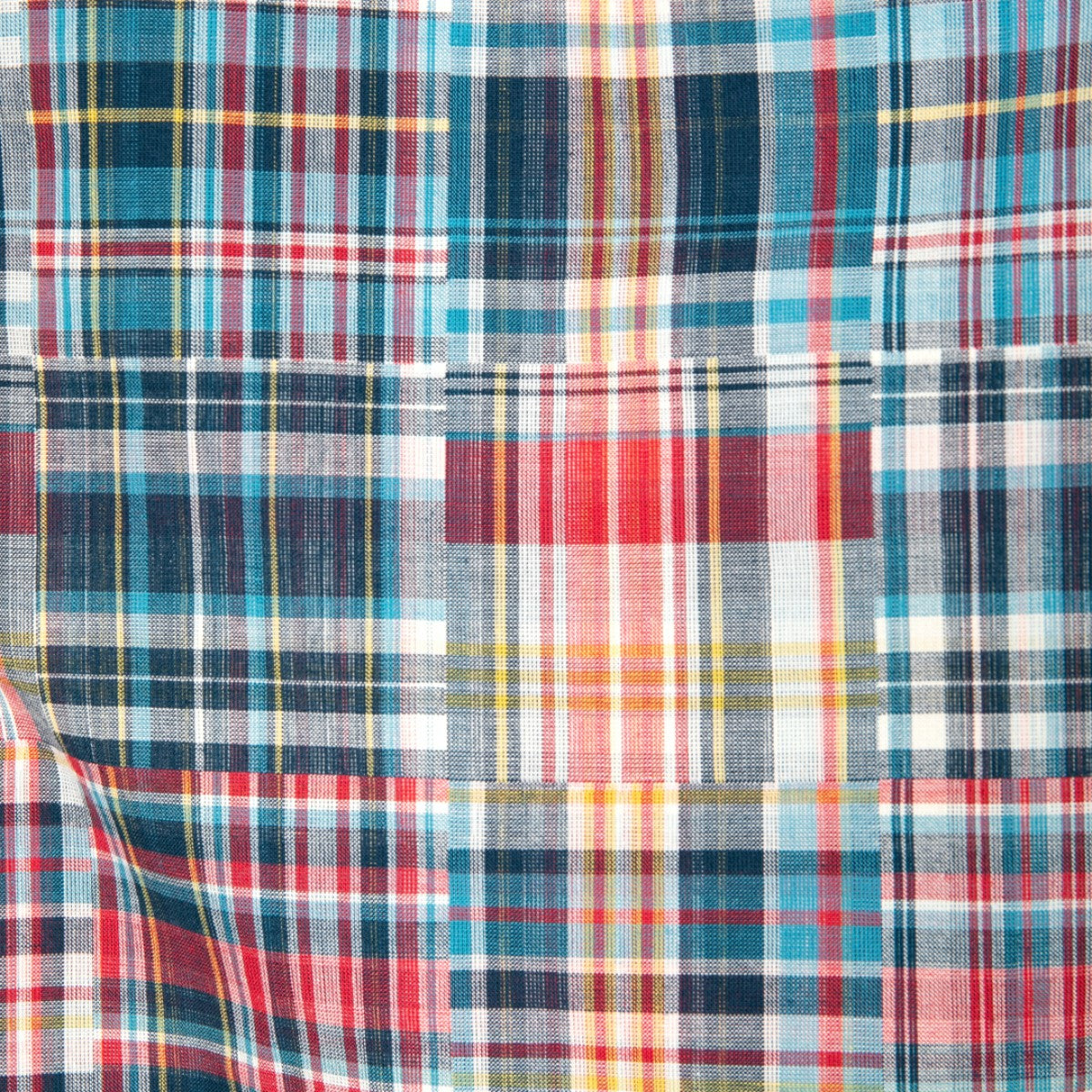 APPLEBUM Patchwork Madras Wide Pants アップルバム パッチワーク マドラス ワイドパンツ 2610802【メンズ ワイドパンツ メンズ パンツ 26SS】