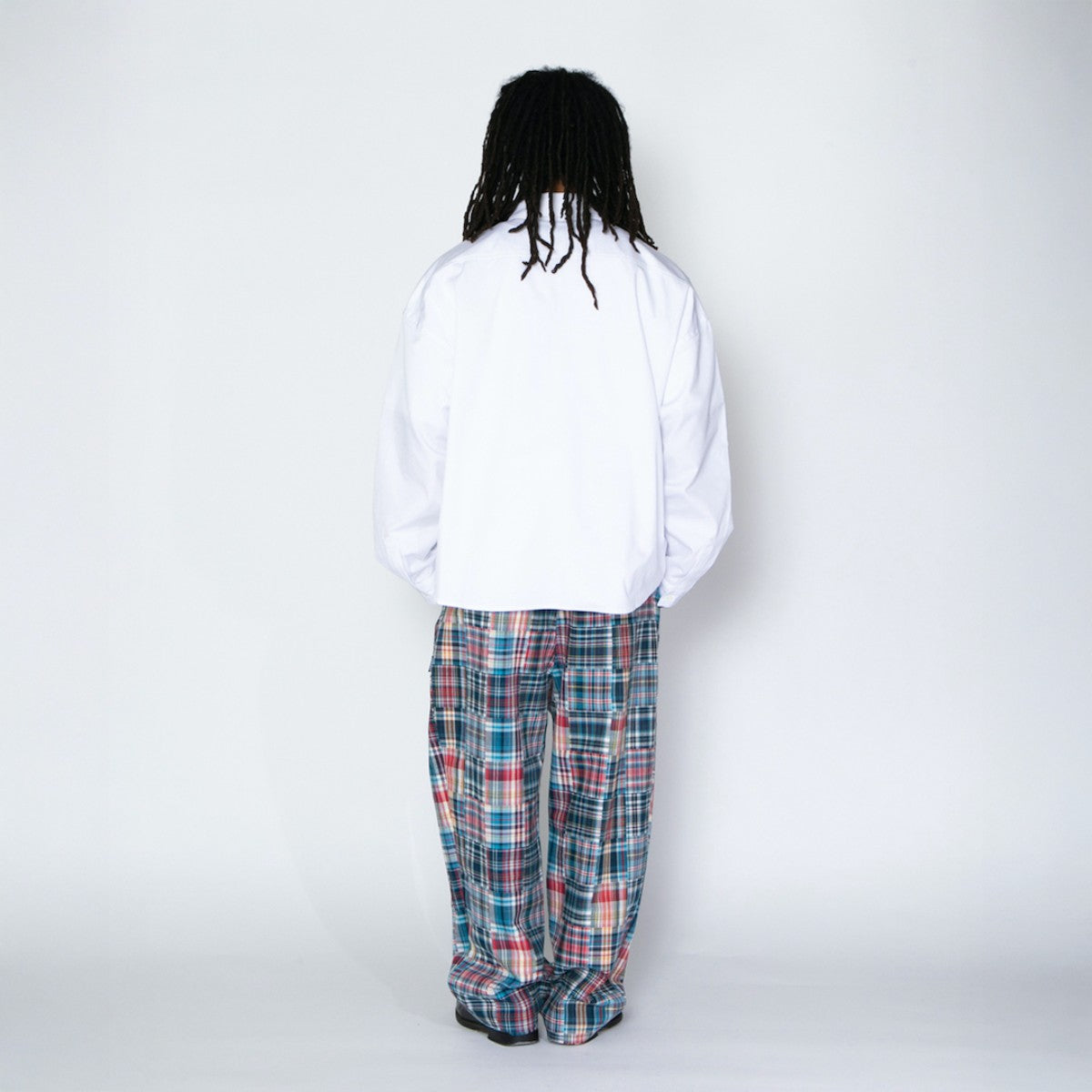 APPLEBUM Patchwork Madras Wide Pants アップルバム パッチワーク マドラス ワイドパンツ 2610802【メンズ ワイドパンツ メンズ パンツ 26SS】