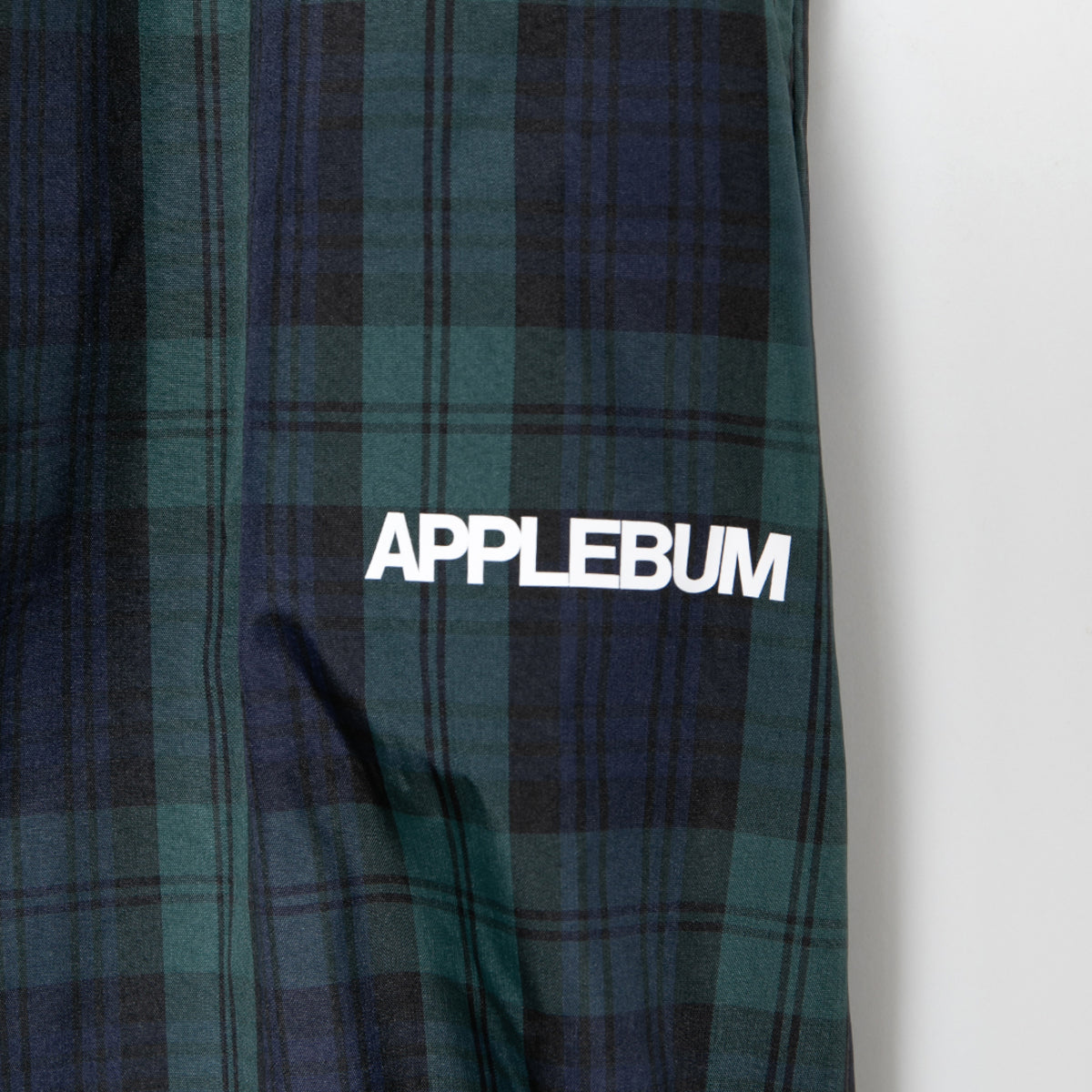 APPLEBUM Check Taffeta Track Pants アップルバム チェック タフタ トラックパンツ 2610805【メンズ トラックパンツ メンズボトムス カジュアルパンツ 26SS】