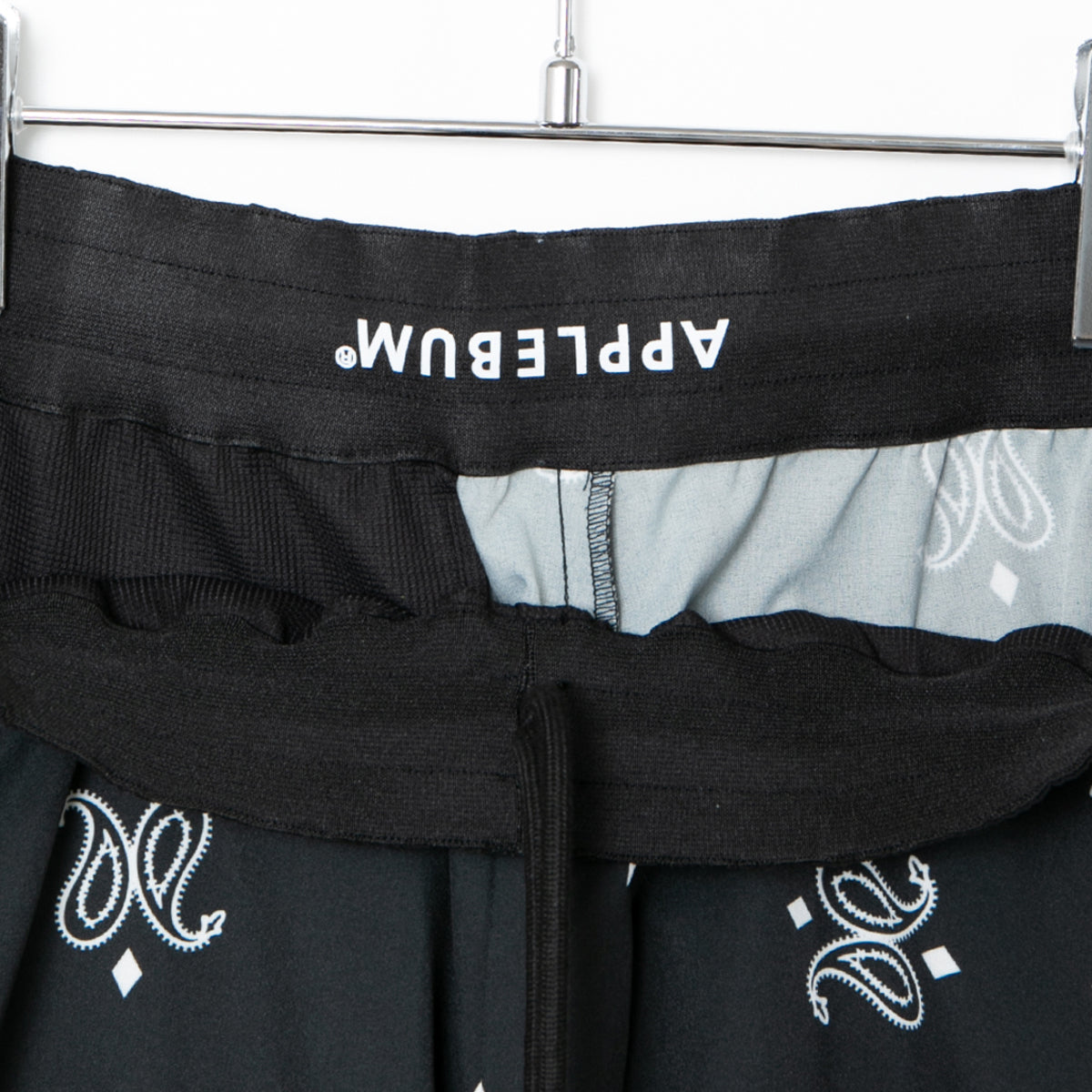 APPLEBUM “Paisley” Hoopers Shorts アップルバム ペイズリー フーパーズショーツ 2610813【メンズ ショートパンツ 和柄 夏コーデ オーバーサイズ 26SS】
