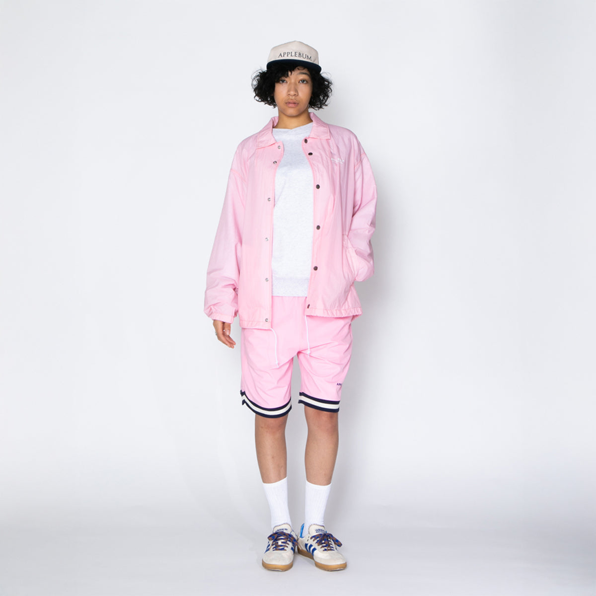 APPLEBUM “Trojan Logo” 5 Panel Cap アップルバム “トロージャンロゴ”5パネルキャップ 2610901【メンズ キャップ バイカラー コットン素材 26SS】