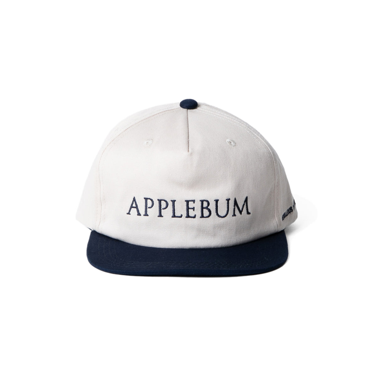 APPLEBUM “Trojan Logo” 5 Panel Cap アップルバム “トロージャンロゴ”5パネルキャップ 2610901【メンズ キャップ バイカラー コットン素材 26SS】