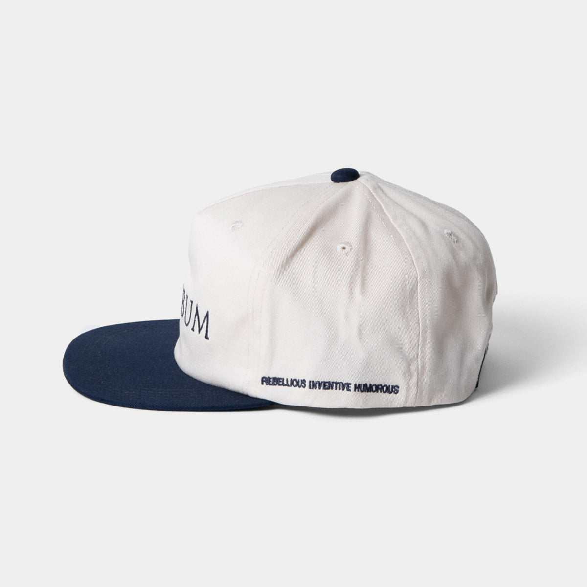 APPLEBUM “Trojan Logo” 5 Panel Cap アップルバム “トロージャンロゴ”5パネルキャップ 2610901【メンズ キャップ バイカラー コットン素材 26SS】