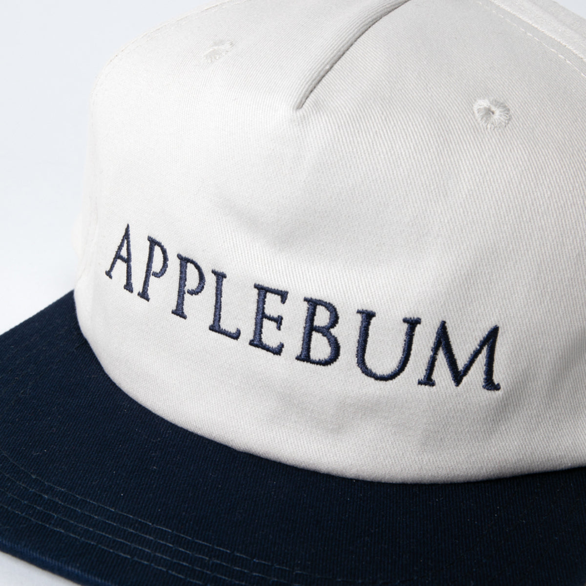 APPLEBUM “Trojan Logo” 5 Panel Cap アップルバム “トロージャンロゴ”5パネルキャップ 2610901【メンズ キャップ バイカラー コットン素材 26SS】