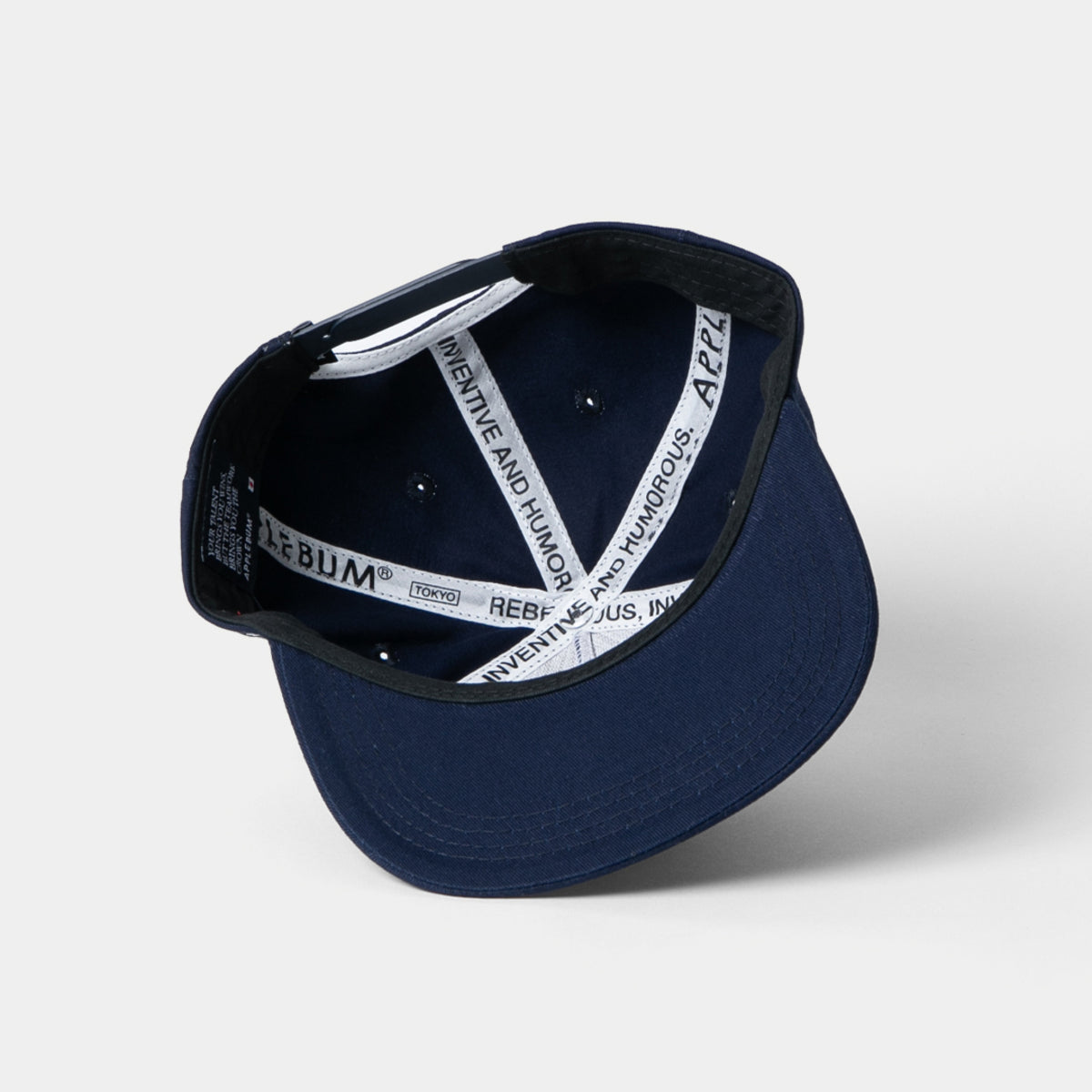 APPLEBUM “Trojan Logo” 5 Panel Cap アップルバム “トロージャンロゴ”5パネルキャップ 2610901【メンズ キャップ バイカラー コットン素材 26SS】