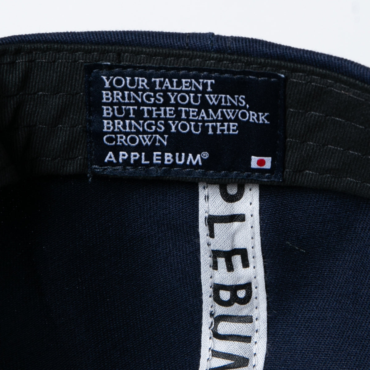 APPLEBUM “Trojan Logo” 5 Panel Cap アップルバム “トロージャンロゴ”5パネルキャップ 2610901【メンズ キャップ バイカラー コットン素材 26SS】