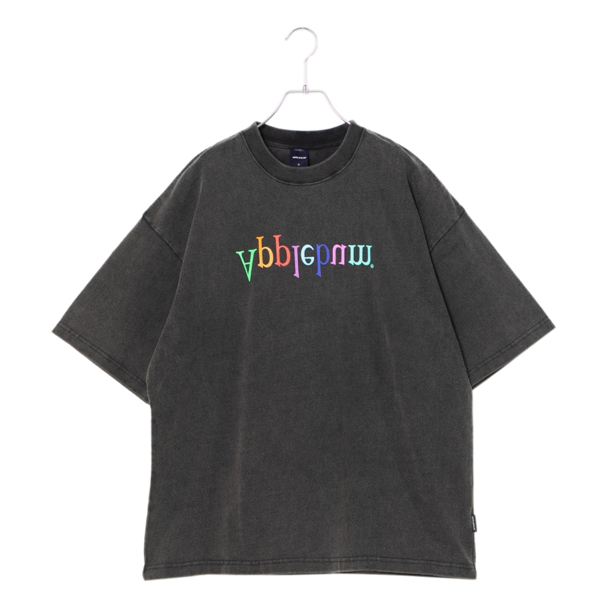 APPLEBUM “Computer-Logo” Washed T-shirt アップルバム “コンピューター ロゴ” ウォッシュド Tシャツ 2611117【メンズ 半袖 綿素材 グラフィック 26SS】