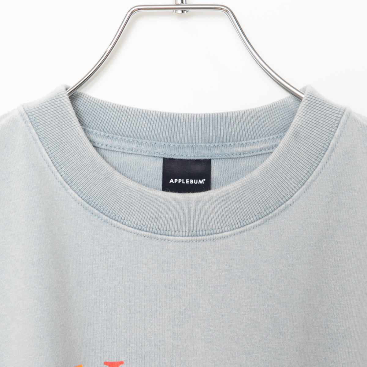 APPLEBUM “Computer-Logo” Washed T-shirt アップルバム “コンピューター ロゴ” ウォッシュド Tシャツ 2611117【メンズ 半袖 綿素材 グラフィック 26SS】