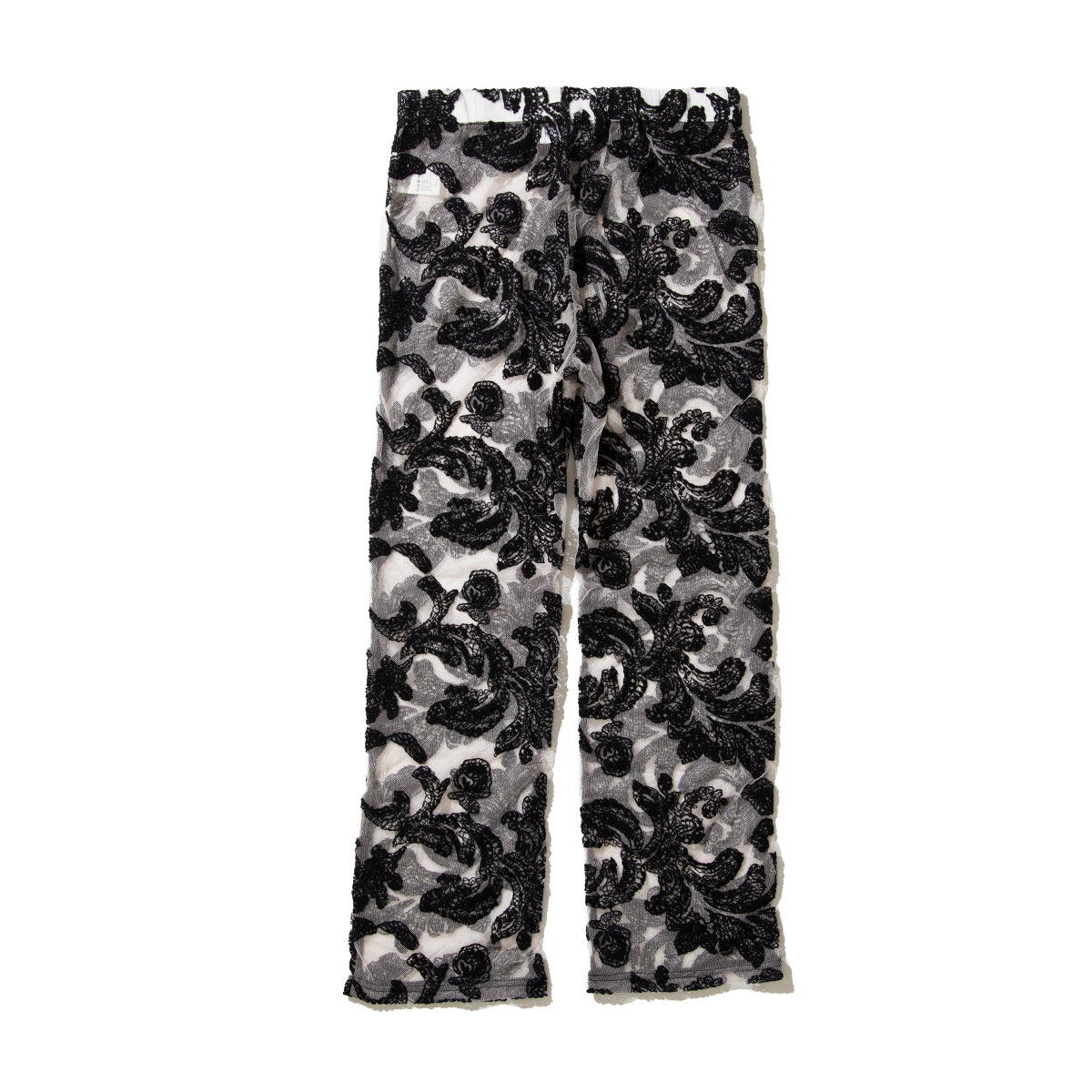 naokitomizuka Race embroidery pants ナオキトミヅカ レース エンブロイダリー パンツ GRNTP011【レディース ポリエステル素材 レース柄 26SS】