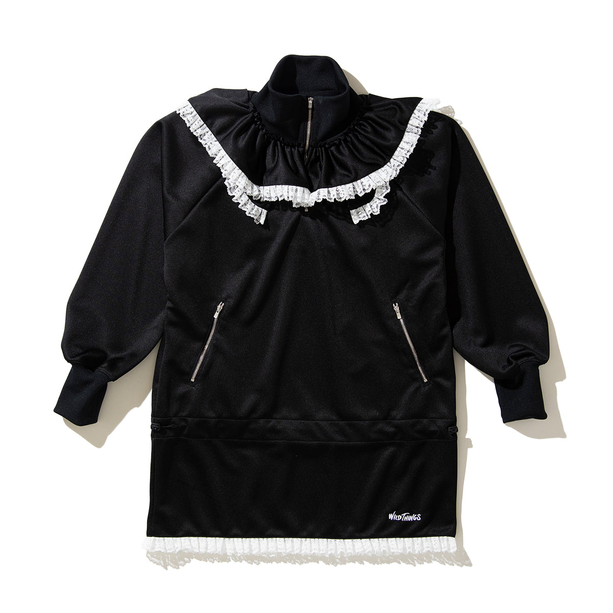 naokitomizuka WILD THINGS Sailor collar hoodie ナオキトミヅカ ワイルドシングス セーラーカラー フーディー GRNTT027【レディース コラボ ポリエステル100% フリル ドローコード 26SS】
