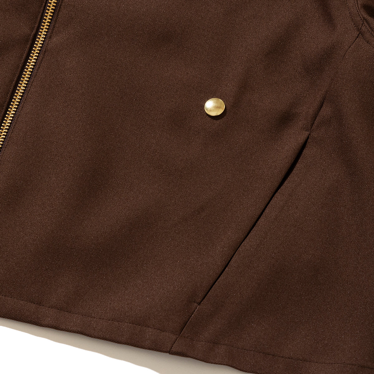 YuumiARIA ZIP EMROIDERY JACKET ユウミアリア ジップ エンブロイダリー ジャケット 261-AJ013【レディース スプリングジャケット トラックジャケット 軽アウター 26SS】