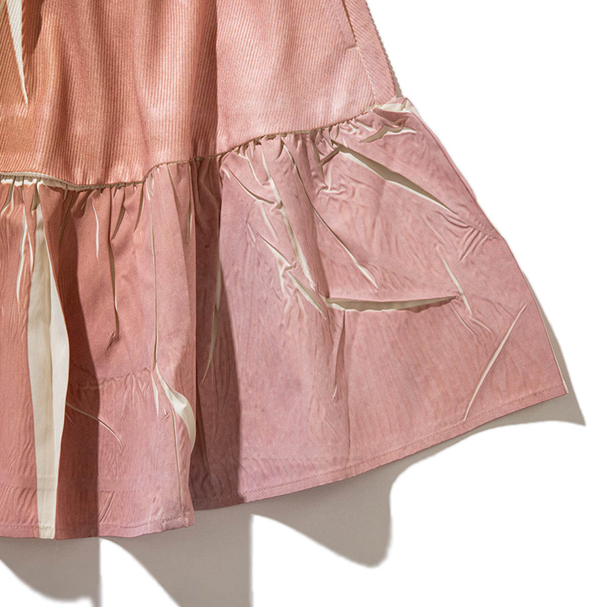 NON TOKYO DIRECT PRINT RIB GATHER MINI SKIRT ノントーキョー ダイレクト プリント リブ ギャザー ミニ スカート NON-26S-0206【レディース ギャザースカート フレアシルエット ポリエステル素材 26SS】