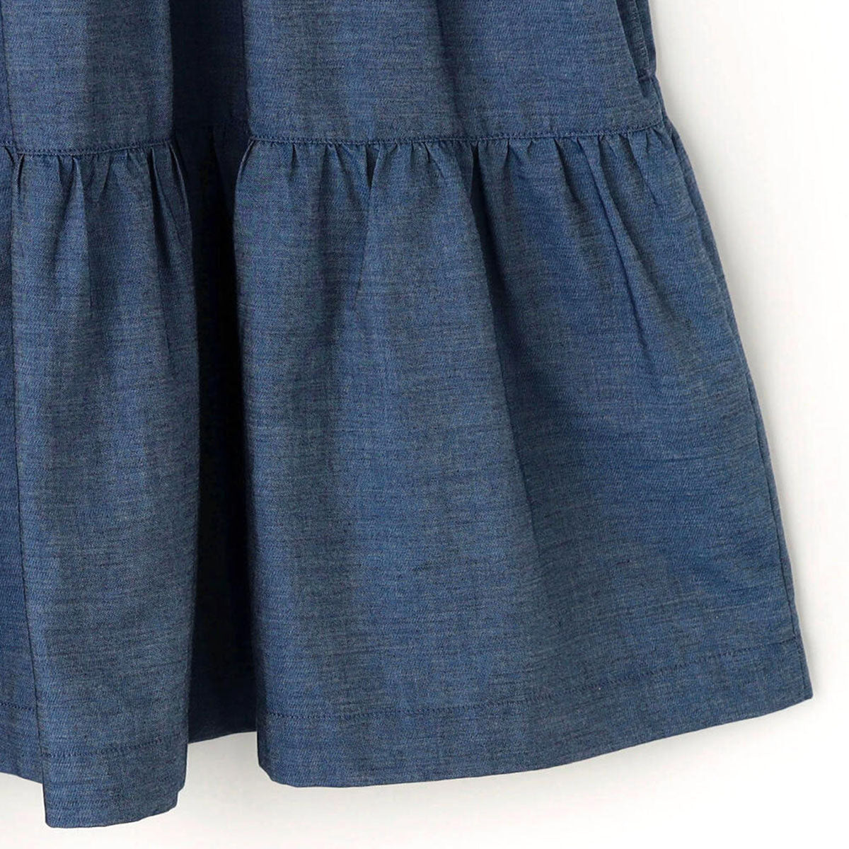 Gymphlex Tiered tunic ジムフレックス ティアードチュニック GY-B0470-DPD【レディース コットン素材 デニム生地 26SS】