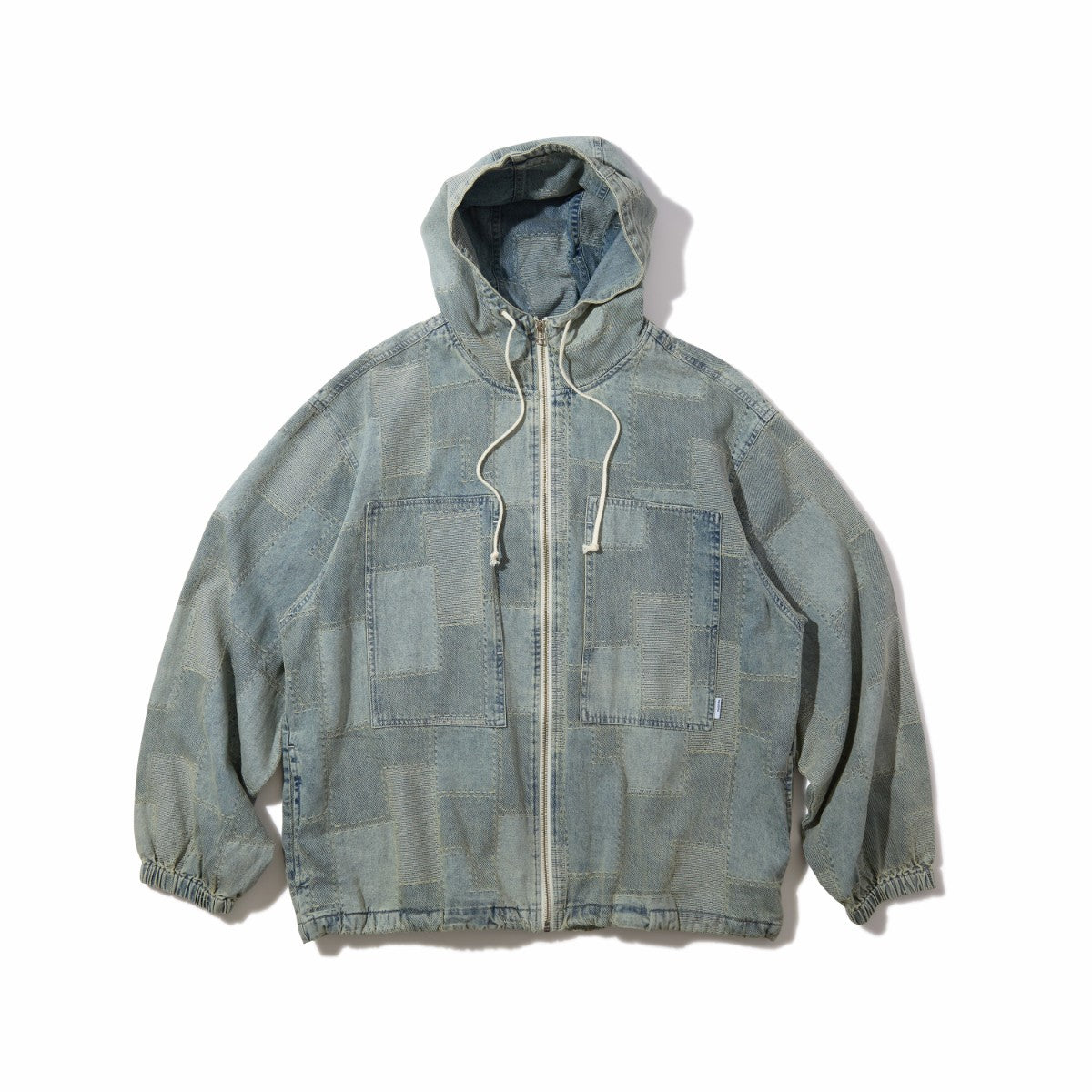 Diaspora skateboards Starbury Parka ディアスポラ スケートボード スターベリーパーカー DSP-26SS-0T02【メンズ フード付きジャケット パッチワークデニム カモフラージュ柄 ボックスシルエット ドローコード仕様 26SS】