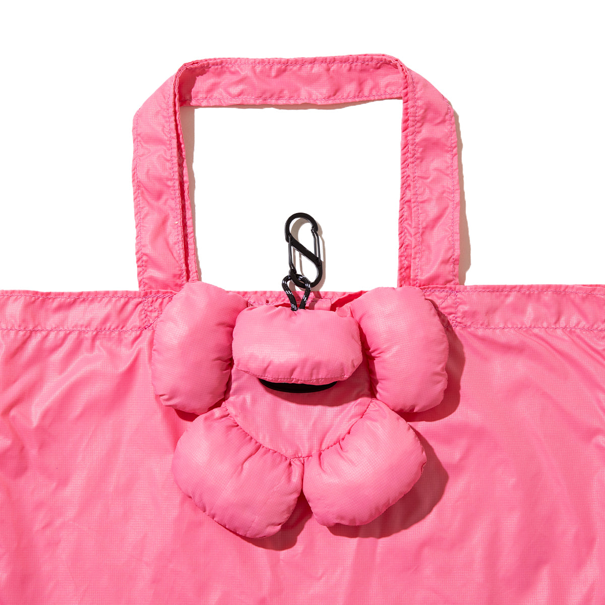 NON TOKYO FLOWER ECO BAG ノントーキョー フラワー エコバッグ NON-26S-0227【レディース エコバッグ 耐久性 カラビナ付き 26SS】