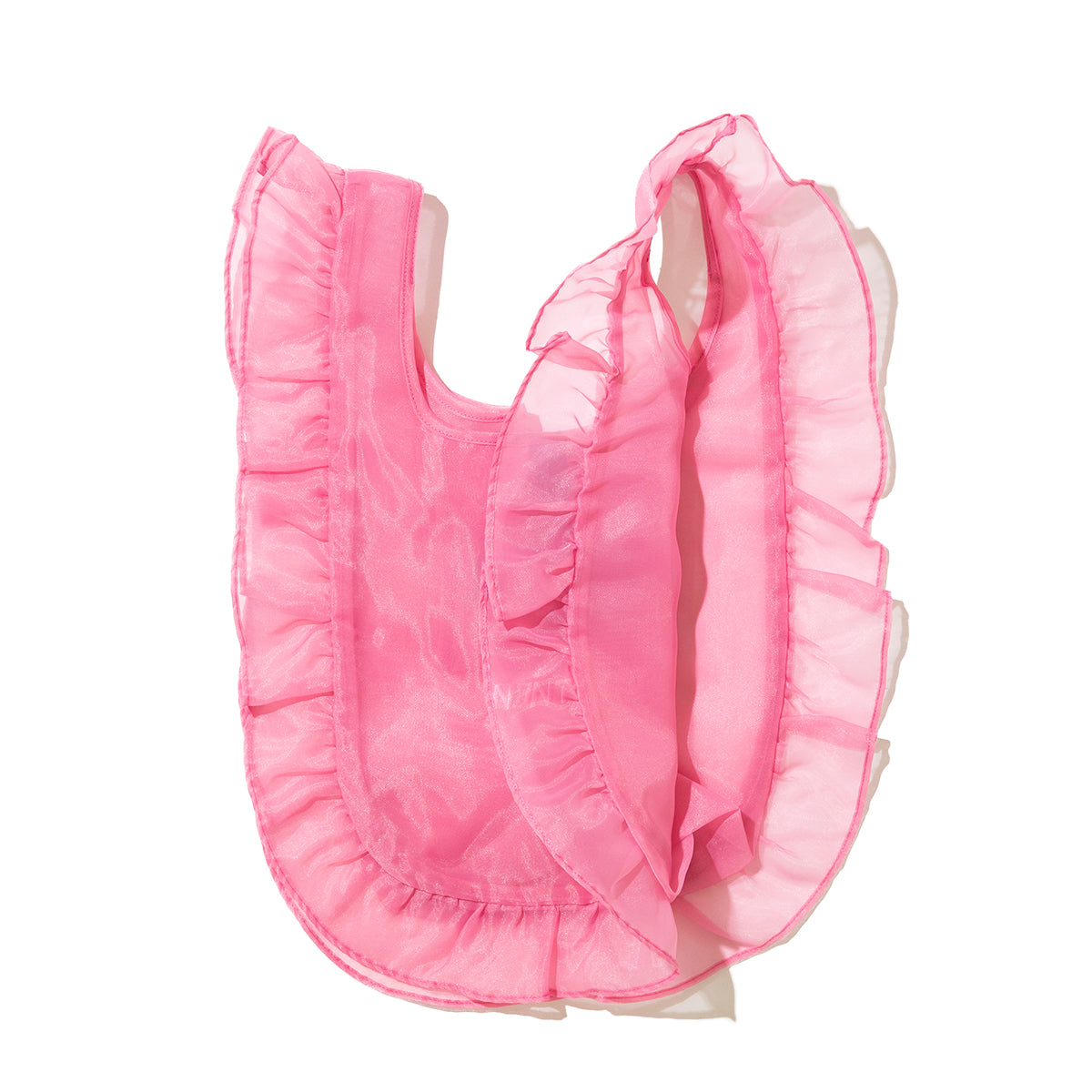 NON TOKYO SHEER FRILL BAG ノントーキョー シアー フリル バッグ NON-26S-0339【レディース シアー素材 ポリエステル 収納可能 26SS】