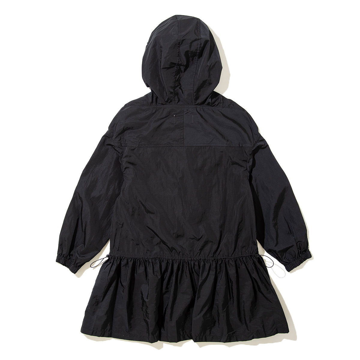 naokitomizuka Nylon frilled mountain parka ナオキトミヅカ ナイロン フリルド マウンテン パーカー GRNTJ008【レディース ナイロン素材 フリル フード 26SS】