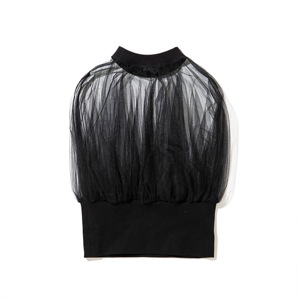 MIYAO Tulle Top ミヤオ チュール トップ MEBL-05【レディース ナイロン素材 コットン素材 チュール 26SS】