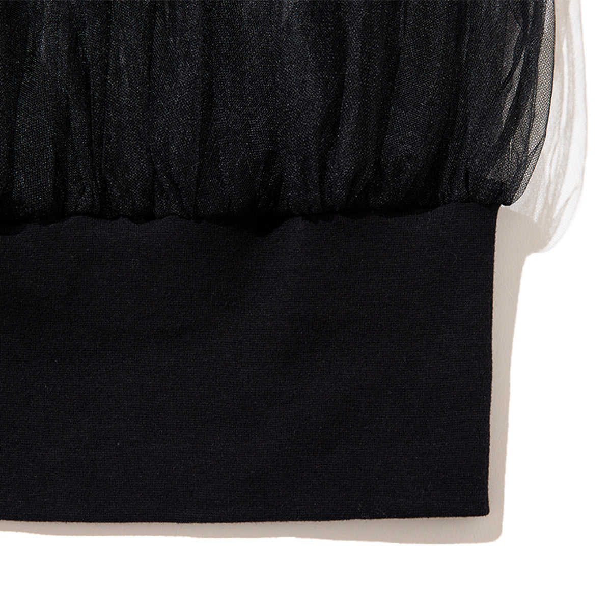 MIYAO Tulle Top ミヤオ チュール トップ MEBL-05【レディース ナイロン素材 コットン素材 チュール 26SS】