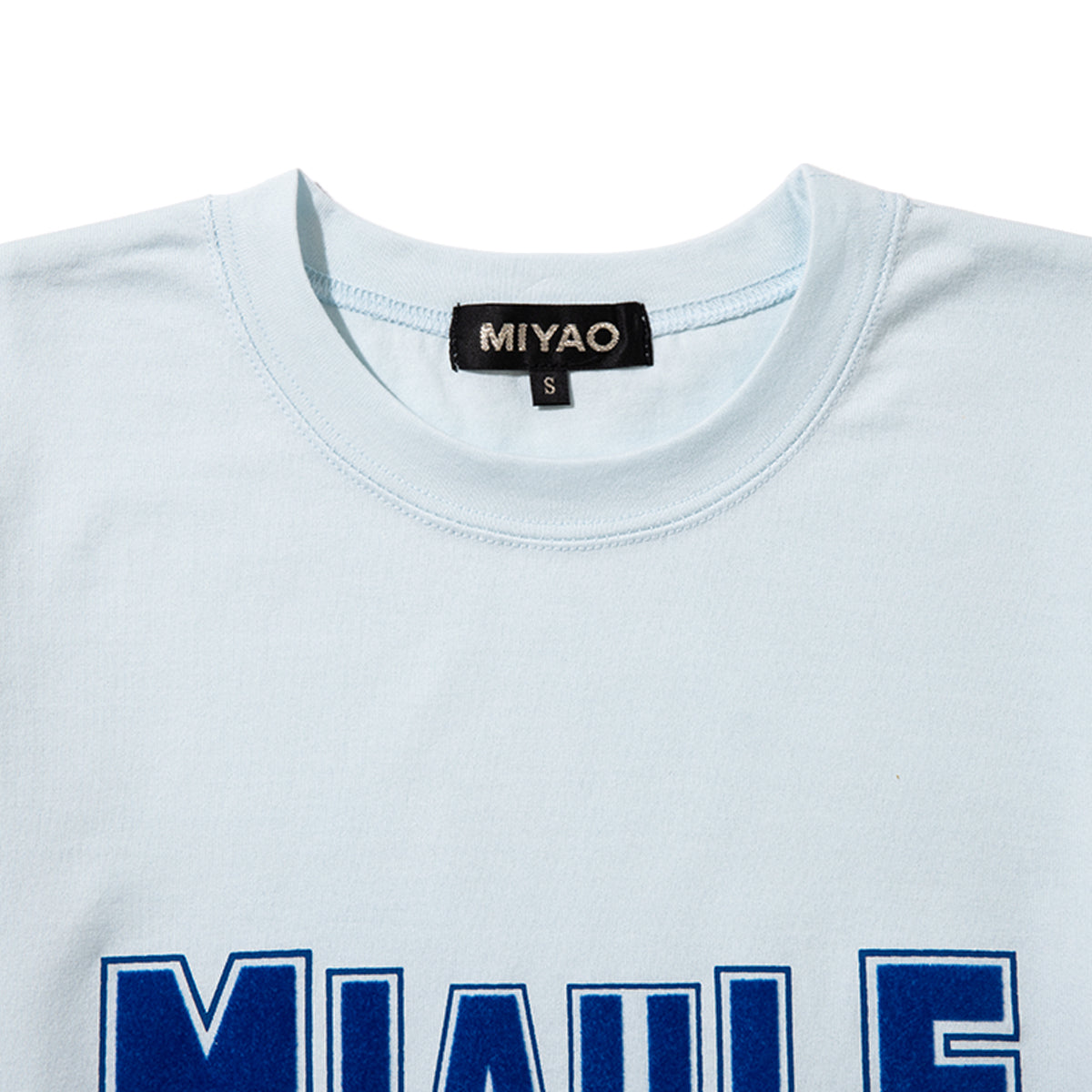 MIYAO Print T-Shirt ミヤオ プリントTシャツ METS-02【レディース コットン素材 半袖 26SS】