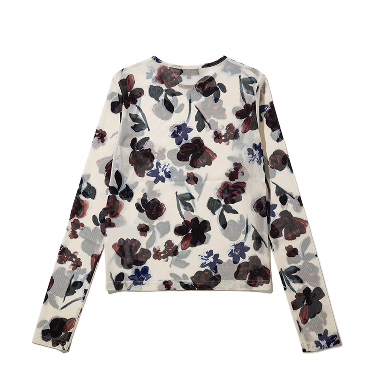 MIYAO Floral Print Top ミヤオ 花柄プリントトップ METS-05【レディース ポリエステル素材 花柄 26SS】