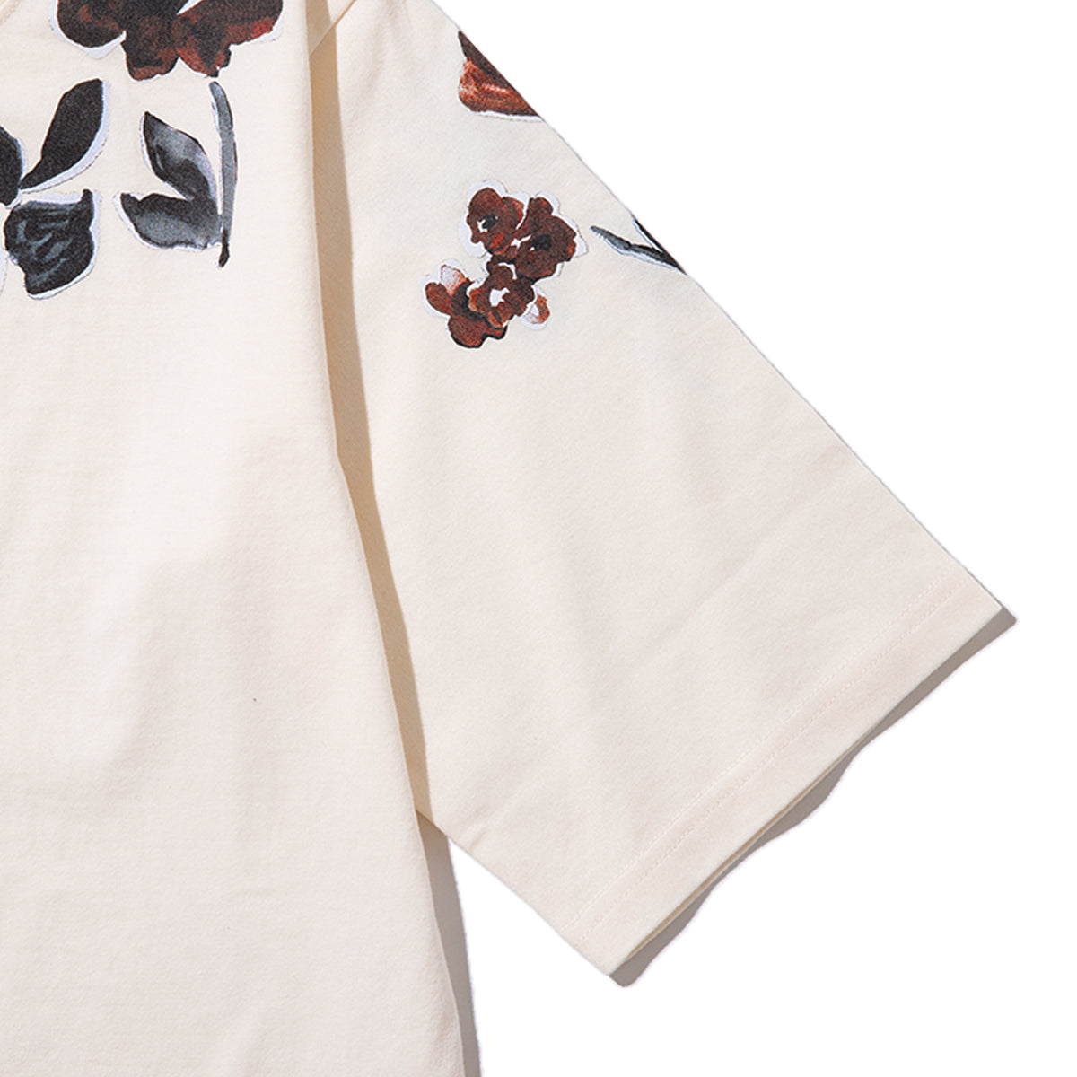 MIYAO Floral Print Tee ミヤオ 花柄プリントティー METS-06【レディース コットン素材 花柄 26SS】