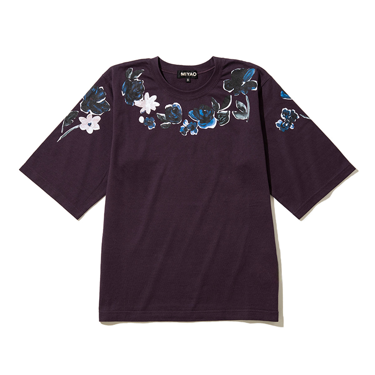 MIYAO Floral Print Tee ミヤオ 花柄プリントティー METS-06【レディース コットン素材 花柄 26SS】