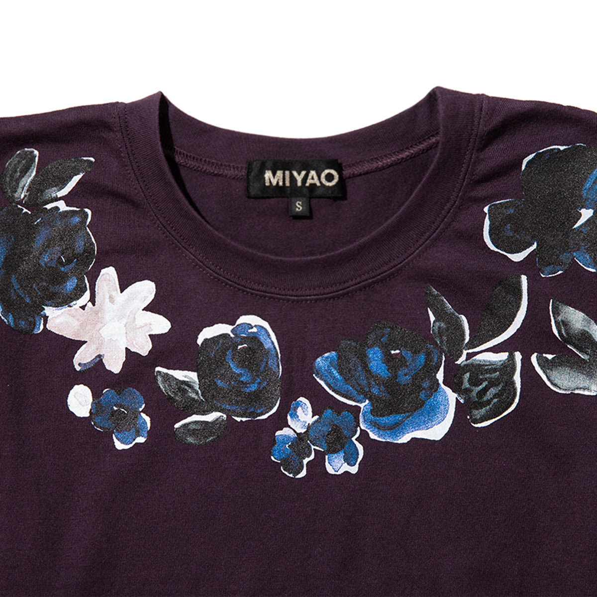 MIYAO Floral Print Tee ミヤオ 花柄プリントティー METS-06【レディース コットン素材 花柄 26SS】