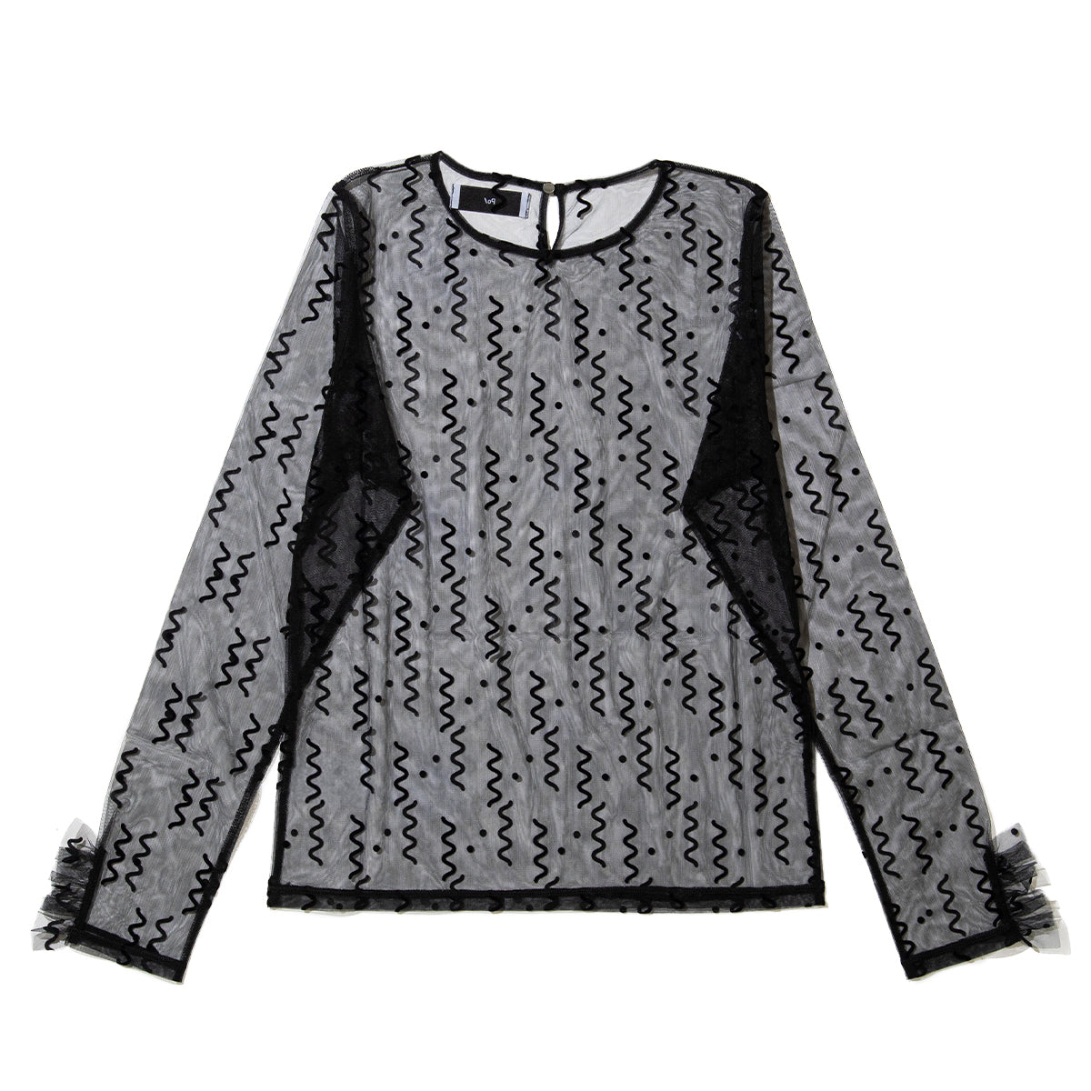 PoI tulle top naminami ポィ チュール トップ ナミナミ 261-CT02【レディース チュール シースルー 26SS】