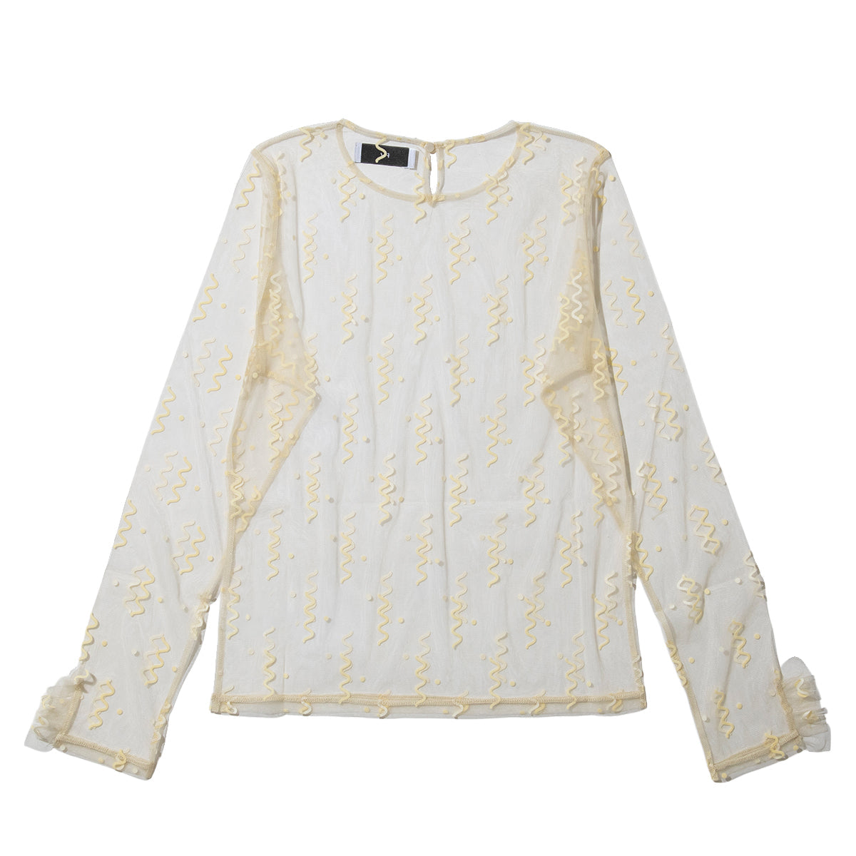 PoI tulle top naminami ポィ チュール トップ ナミナミ 261-CT02【レディース チュール シースルー 26SS】