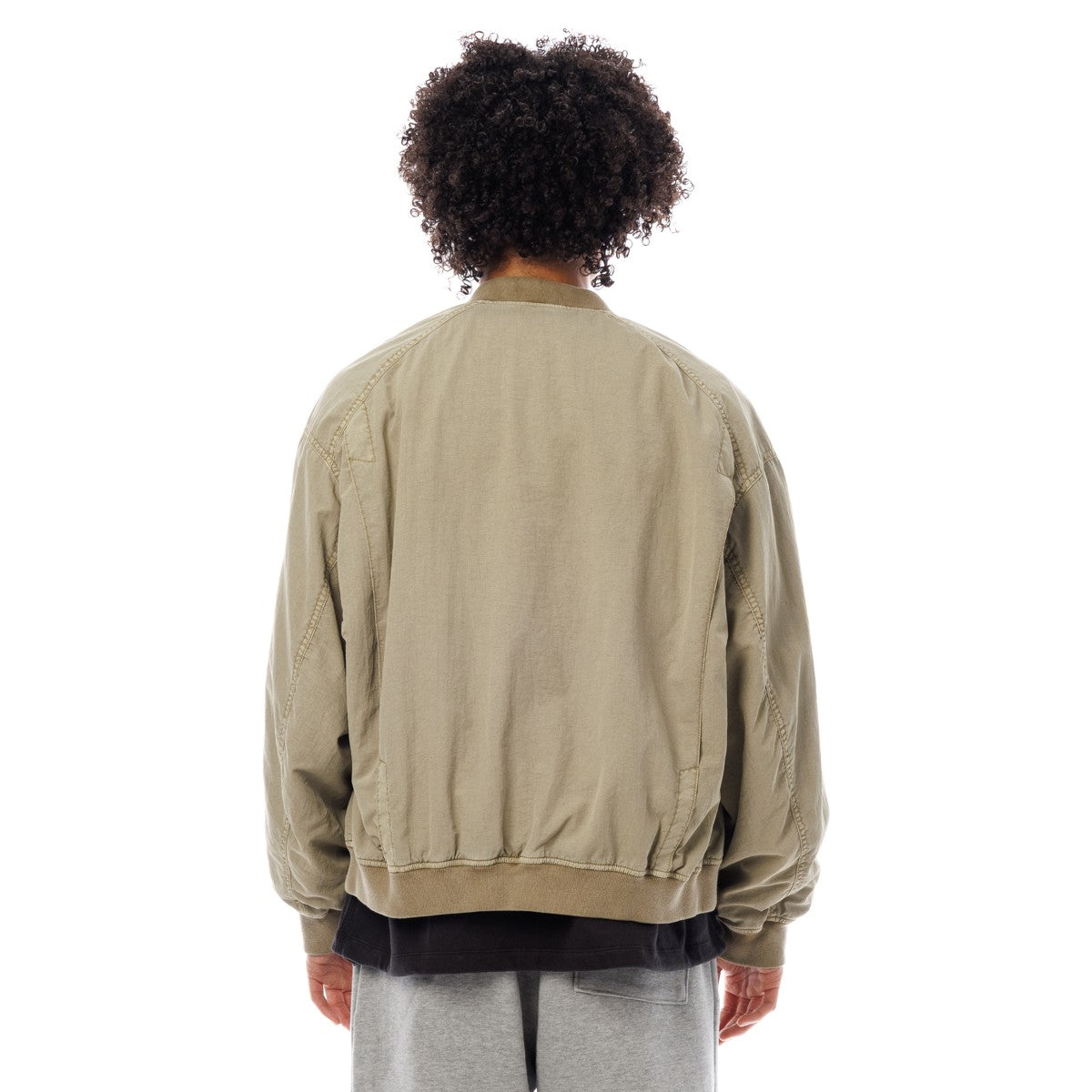 Sandinista Bomber Jacket - Overdyed サンディニスタ ボンバー ジャケット オーバーダイ 60426PS01-OW【メンズ ボンバージャケット 高密度ナイロン 製品染め 短丈 26SS】