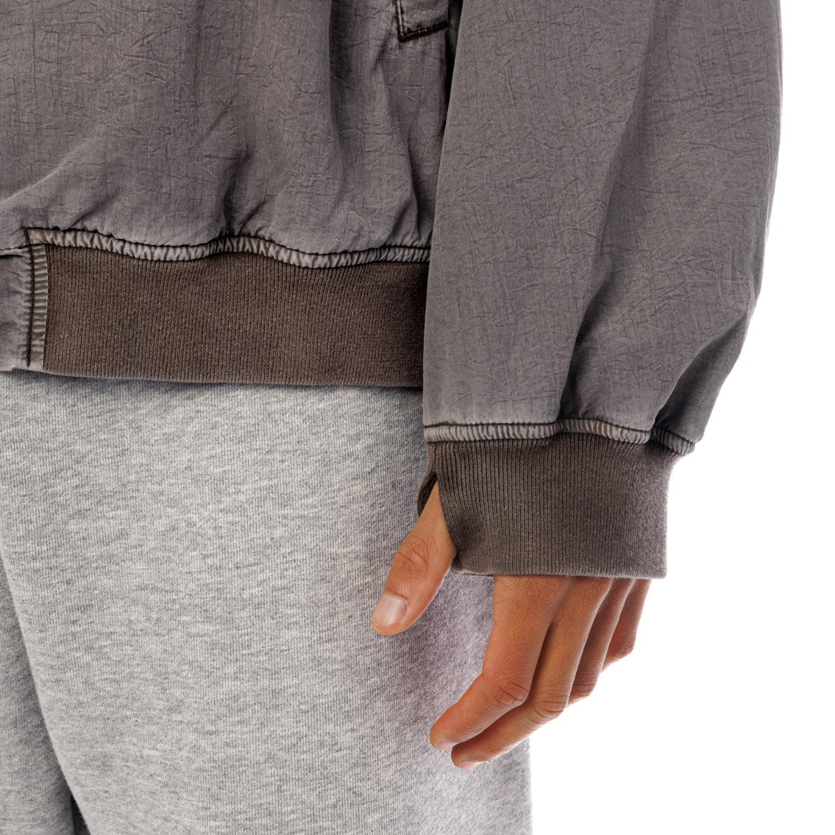 Sandinista Bomber Jacket - Overdyed サンディニスタ ボンバー ジャケット オーバーダイ 60426PS01-OW【メンズ ボンバージャケット 高密度ナイロン 製品染め 短丈 26SS】