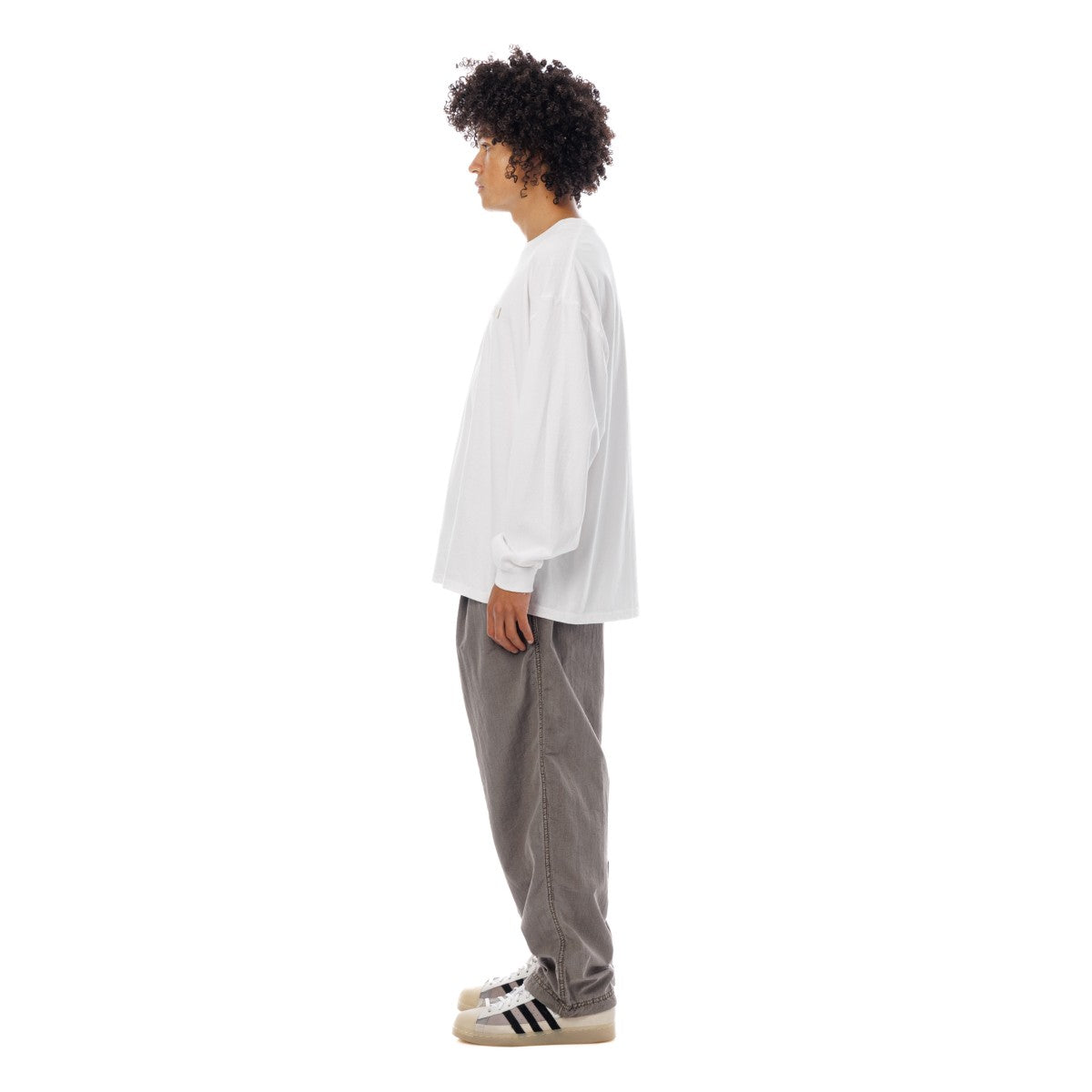 Sandinista Nylon 2Tuck Pants - Overdyed サンディニスタ ナイロン 2タック パンツ オーバーダイ 60426PS05-BT【メンズ ナイロンパンツ ドローコード 裾ゴム 26SS】